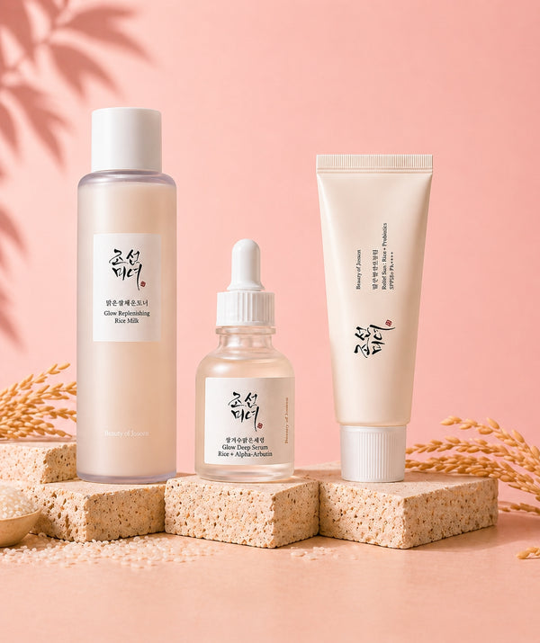 Kit Glow Rice · Luminosidad K-Beauty
